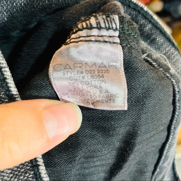 CARMAR LF Ryan Fit Light Black Distressed Jeans - Picture 6 of 6